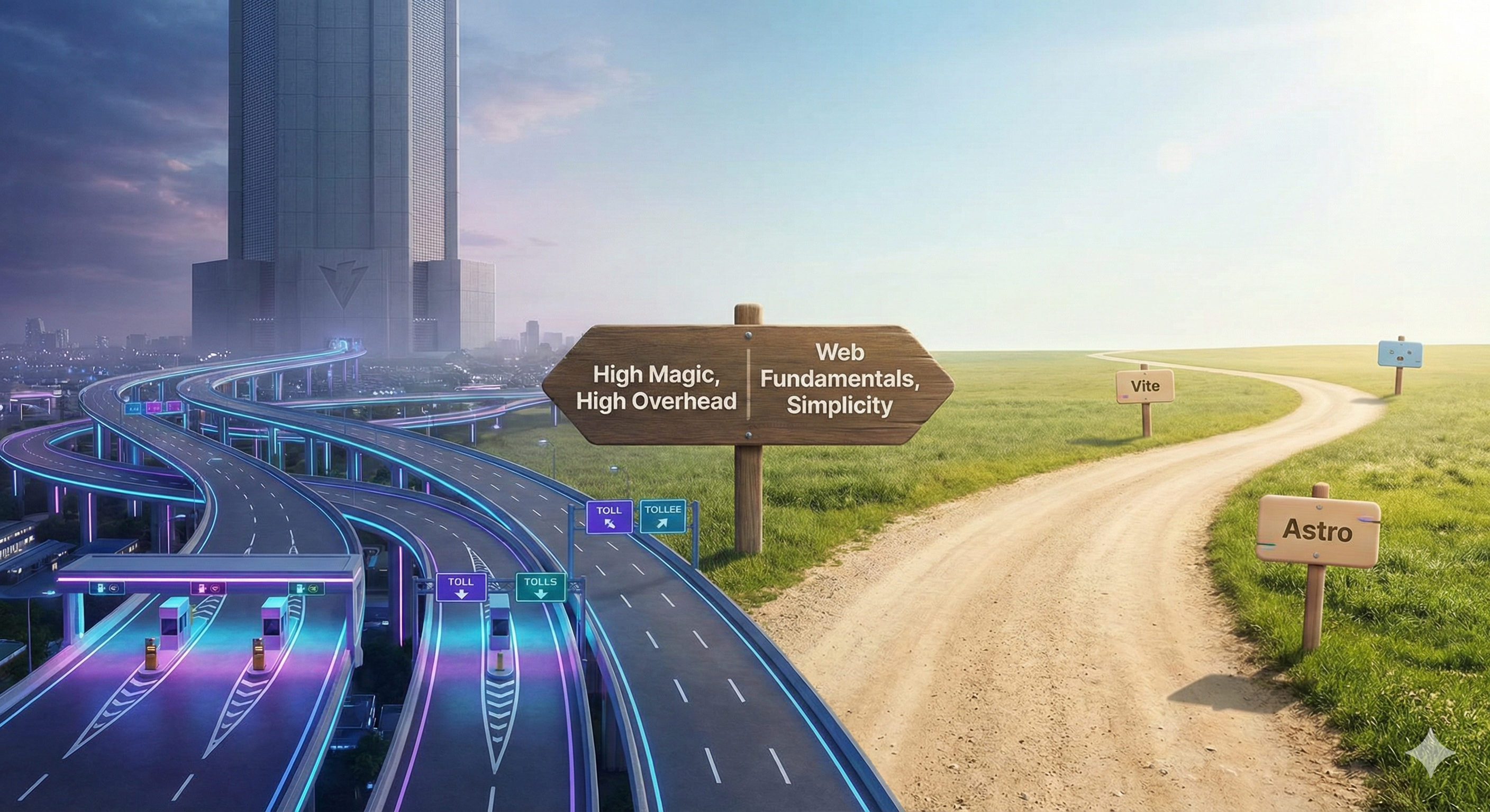 Framework choice fork