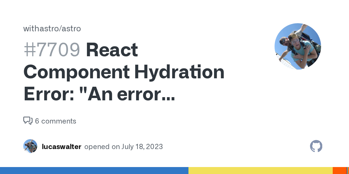 Hydration Error